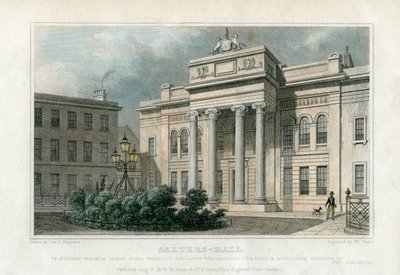 قاعة سالترس ، لندن ، 1828. بواسطة دبليو واليس