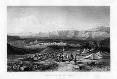 أطلال Laodicea ، 1887. بواسطة دبليو واليس