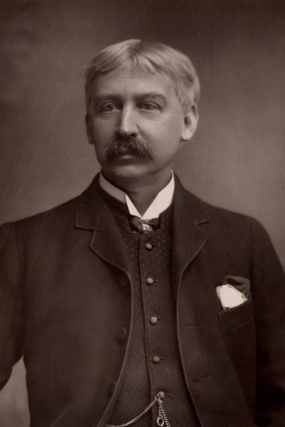 "(فرانسيس) بريت هارت (1836-1902) محرر وكاتب قصة أمريكي (Woodburytype) بواسطة W و D (بعد) داوني