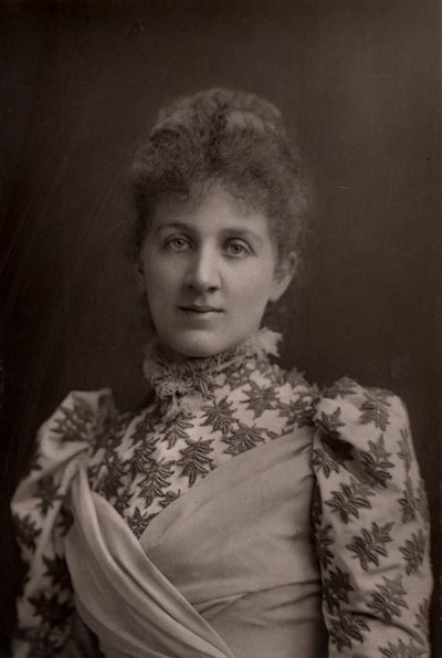 "" ليزا ليمان (إليزابيتا نينا ماري فريدريكا ليمان - 1862-1918) السوبرانو الإنجليزية والملحن. (نوع وودبيري) بواسطة W. and D. (after) Downey