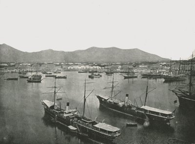 منظر عام للميناء ، باليرمو ، صقلية ، إيطاليا ، 1895. بواسطة W and S Ltd