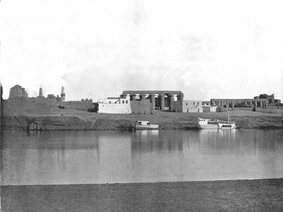 الأقصر من النيل ، مصر ، 1895. بواسطة W and S Ltd