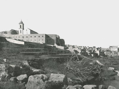 كنيسة المهد ، بيت لحم ، فلسطين ، 1895. بواسطة W and S Ltd