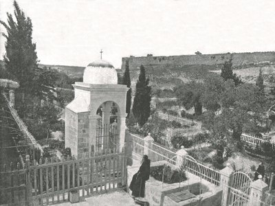 حديقة الجثمانية ، القدس ، فلسطين ، 1895. بواسطة W and S Ltd