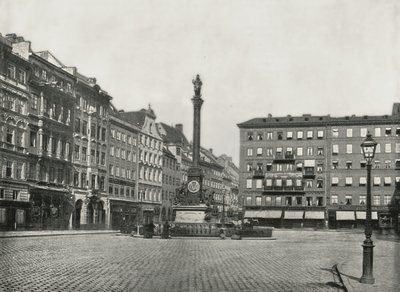 The Karolinenplatz ، ميونيخ ، ألمانيا ، 1895. بواسطة W and S Ltd