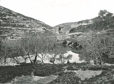 بركة سلوام ، القدس ، فلسطين ، 1895. بواسطة W and S Ltd