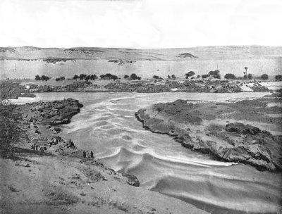 الشلال الأول للنيل ، أسوان ، مصر ، 1895. بواسطة W and S Ltd
