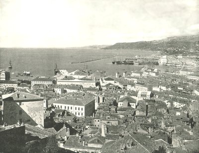 مدينة ومرفأ ، ترييستي ، إيطاليا ، 1895. بواسطة W and S Ltd