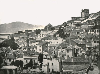 منظر للبلدة ، جبل طارق ، 1895. بواسطة W and S Ltd