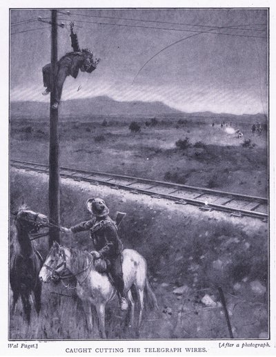 اشتعلت قطع الأسلاك ، التوضيح من بعد بريتوريا: حرب العصابات ، 1902 بواسطة الحوت باجيت
