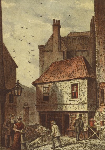 متجر قديم ، سوق كلير (chromolitho) بواسطة والدو سارجينت
