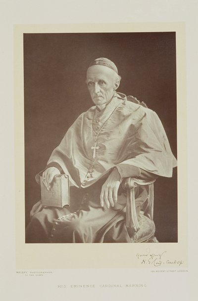 صورة الكاردينال هنري إدوارد مانينغ (1808-92) بواسطة Walery Rzewuski