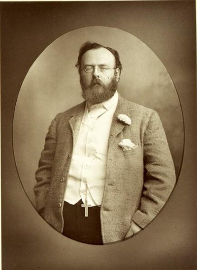صورة لروبرت بوكانان (1841-1901) (صورة بالأبيض والأسود) بواسطة Walery Rzewuski