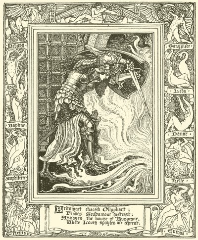 من Spenser's Faerie Queene (نقش) بواسطة والتر (بعد) كرين