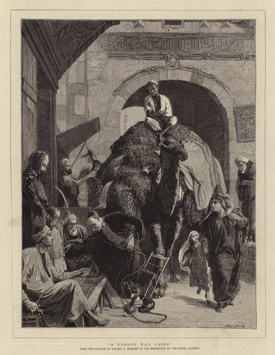 طريق ضيق ، القاهرة بواسطة Walter Charles Horsley