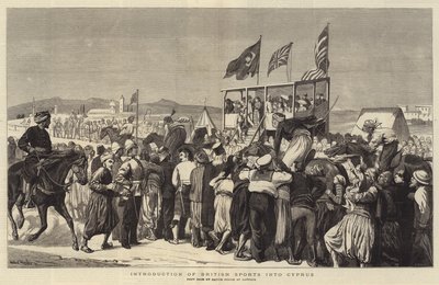 إدخال الرياضة البريطانية إلى قبرص بواسطة Walter Charles Horsley
