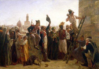 الفرنسيون في القاهرة عام 1800 ، 1884 بواسطة والتر تشارلز هورسلي