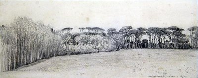 خمسة رسومات (قلم رصاص على ورق) (انظر أيضًا 351097 و 351099) بواسطة والتر كرين