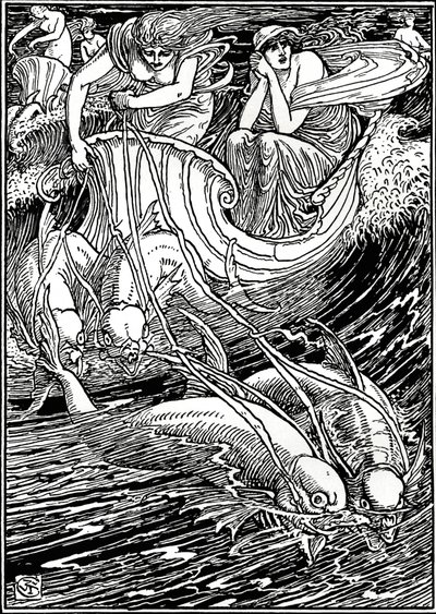 رسم توضيحي لـ Faerie Queene ، c1890 ، 1897 بواسطة والتر كرين