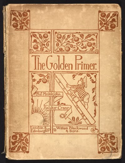 الغلاف الداخلي لـ "The Golden Primer". بواسطة والتر كرين