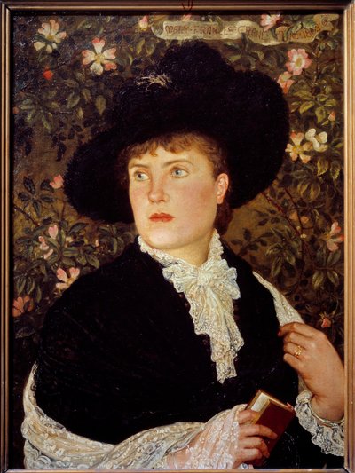 Portrait of Madame Walter Crane (? -1915) nee Mary Frances Painting by Walter Crane (1845-1915) 1882 Sun. 0,78x0,56 m Paris, musee d