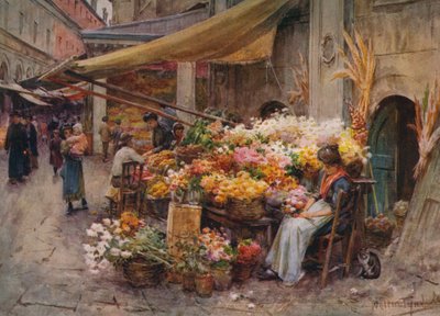 كشك في ريالتو ، البندقية ، c1900 1913 بواسطة والتر فريدريك روف تندل