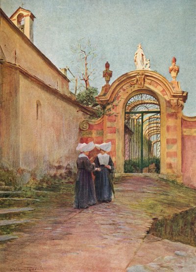 مدخل إلى فيلا Centurione ، S. Margherita Ligure ، c1910 ، 1912 بواسطة والتر فريدريك روف تندل