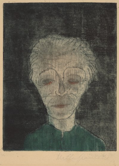صورة شخصية لرجل متعب ، 1923. بواسطة والتر غرامات