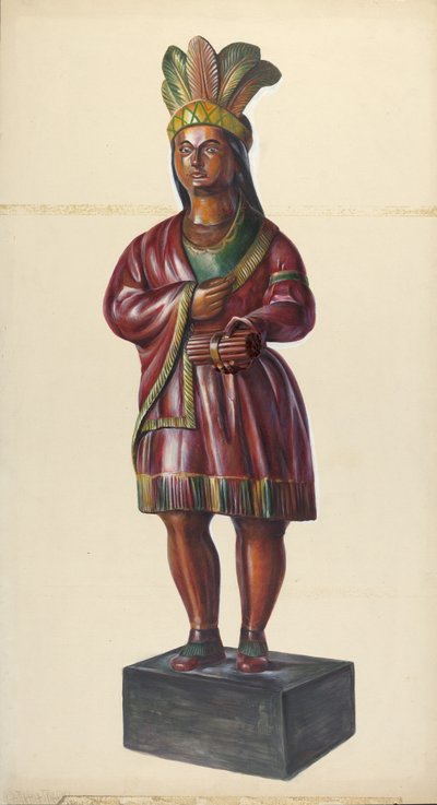 متجر سيجار هندي ، ج. 1937. بواسطة والتر هوشستراسر