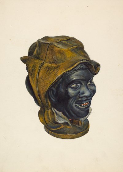 بنك الألعاب: Negro Boy Head ، c. 1939. بواسطة والتر هوشستراسر
