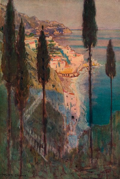 ظلال المساء ، أمالفي ، 1887-1906 ، 1906-7 بواسطة والتر جيه دون