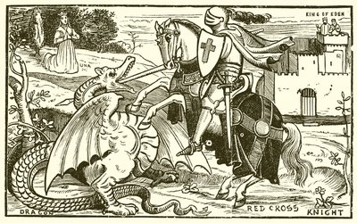 فارس الصليب الأحمر بواسطة Walter Jenks Morgan