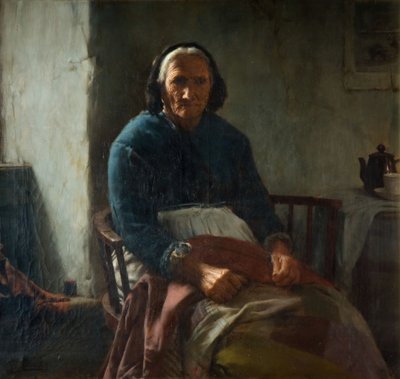 امرأة كورنيش قديمة ، 1882-1900. بواسطة والتر لانجلي