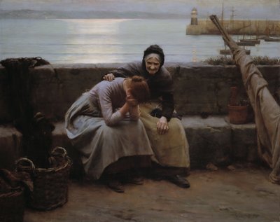 لم يلبس الصباح حتى المساء ولكن بعض القلب انكسر ، 1894. بواسطة والتر لانجلي