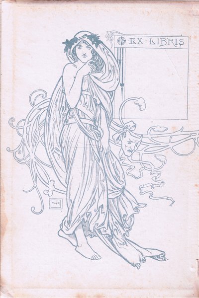 تصميم الغلاف الداخلي (الأخضر والأبيض) ، 1900 بواسطة والتر باجيت