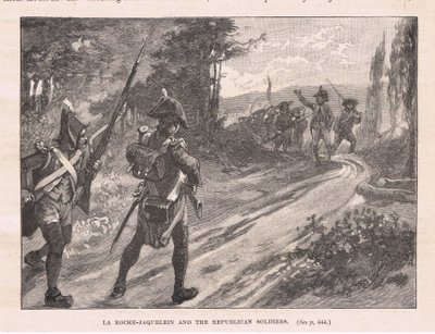 لاروش Jaquelein والجنود الجمهوريون 1795 م بواسطة والتر باجيت