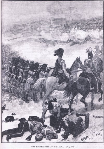 المرتفعات في ألما 1854 م بواسطة والتر باجيت