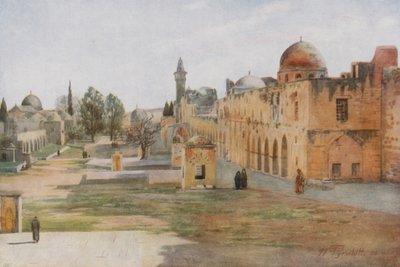 الحرم الشريف ، القدس بواسطة والتر سبنسر ستانهوب تيروهيت