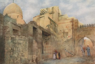 البوابة القديمة لمسجد مدمر بالقرب من باب الوزير ، القاهرة بواسطة Walter Spencer Stanhope Tyrwhitt
