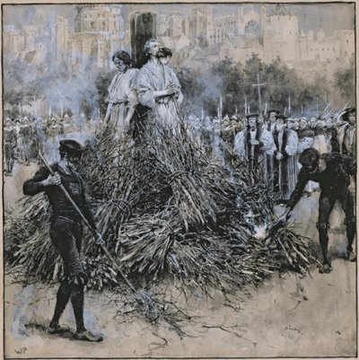 استشهاد روبرت تستوود (ألوان مائية على ورق) بواسطة والتر ستانلي باجيت