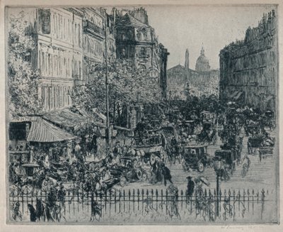 Rue Royale ، باريس ، c1913 بواسطة والتر تسايسينج