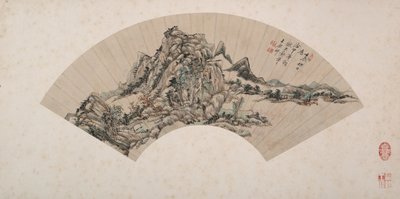 منظر طبيعي على طراز هوانغ قونغ وانغ بواسطة وانغ Yuanqi