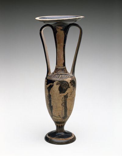 Loutrophoros مع مشهد الزفاف ، 425-420 قبل الميلاد (الطين) بواسطة رسام الغسيل (Attr. To)