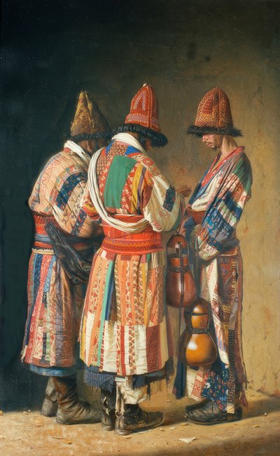الدراويش في أزياء العيد (طشقند) بواسطة Wassili W. Werestschagin