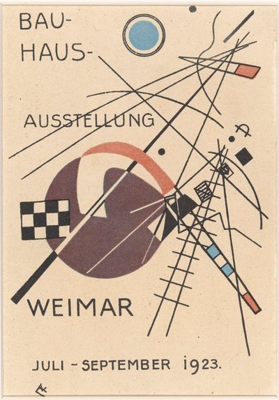 معرض باوهاوس 1923. بواسطة Wassily Kandinsky