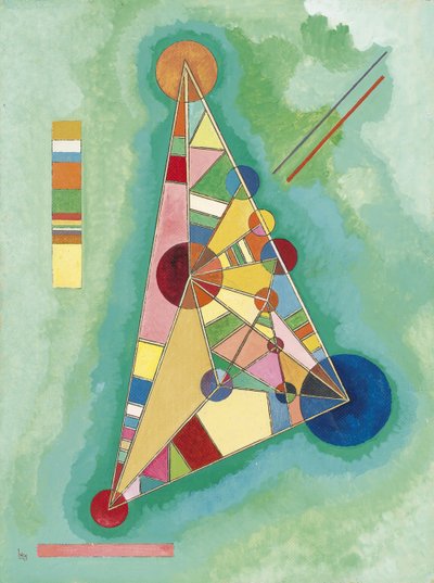 ملونة في المثلث بواسطة Wassily Kandinsky