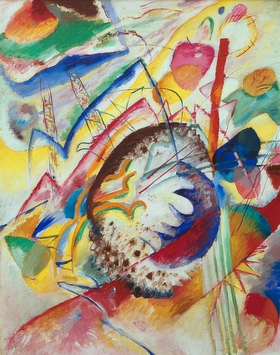 دراسة عظيمة. 1914 بواسطة فاسيلي كاندينسكي