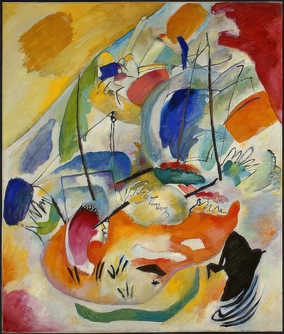 ارتجال 31 (معركة بحرية). 1913 بواسطة Wassily Kandinsky