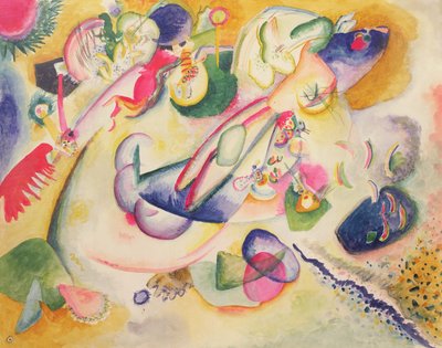 الارتجال ، ج 1914 (مرحاض وقلم رصاص على ورق) بواسطة Wassily Kandinsky