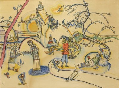 بدون عنوان. 1915 بواسطة فاسيلي كاندينسكي